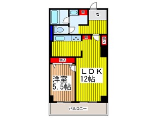 ノースピア上落合２号棟(1406)の物件間取画像